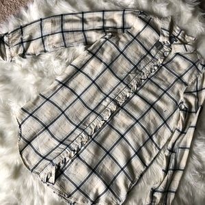 NWT Aerie Soft Plaid Tunic